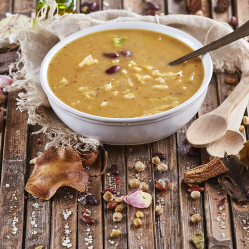Sopa de feijão encarnado